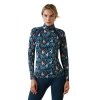 Bluzka damska SUNSTOPPER 2.0 - Ariat - mosaic blue reflections print